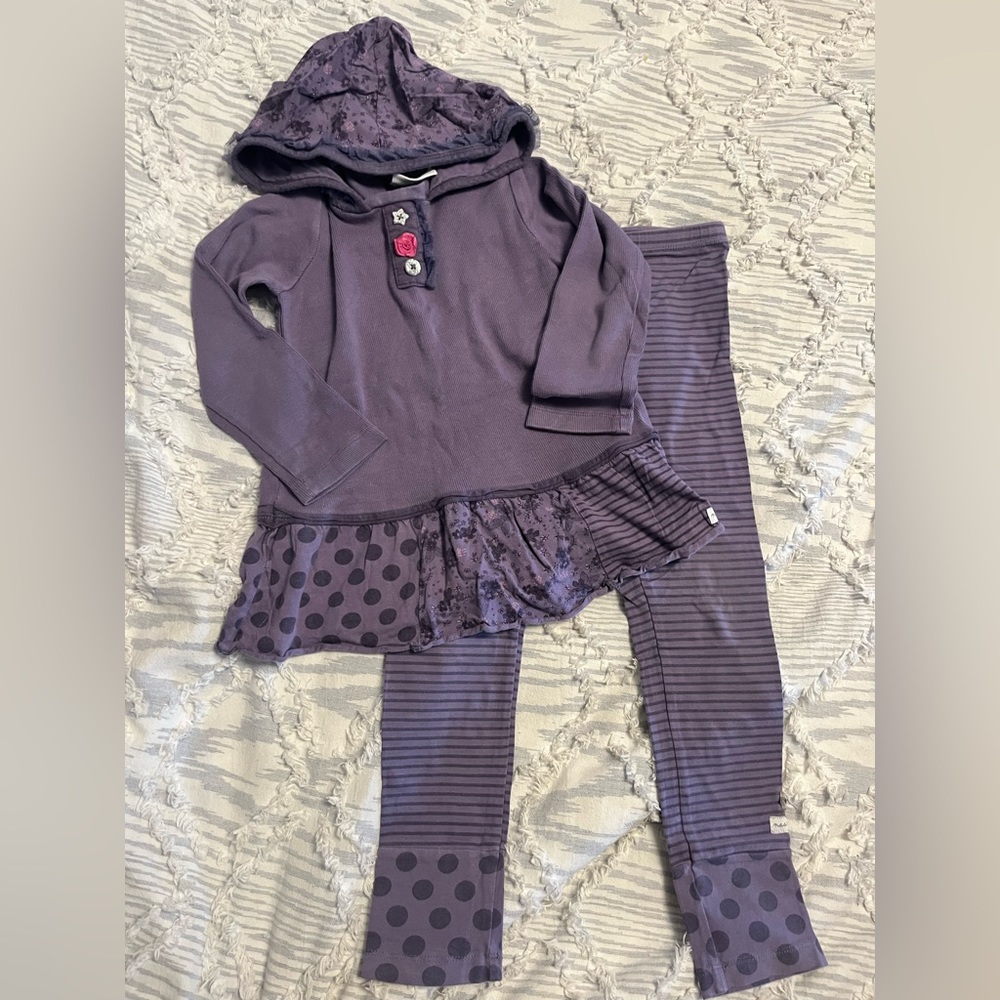 Naartjie purple play wear set size 5